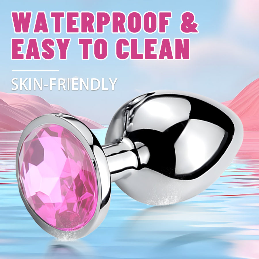 3 Pcs Luxury Jewelry Design SM Stainless Anal Butt Plug