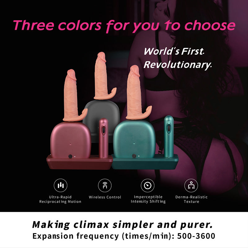 High-Thrust Sex Machine Set — Portable & Remote-Controlled