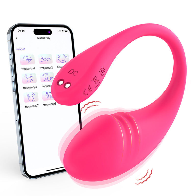 Ultra-Soft Silicone Vibrating Egg – Wearable, App Control Spicy