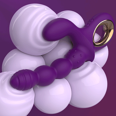 Dual-Head Bead Vibrator, 12-Speed Vibration