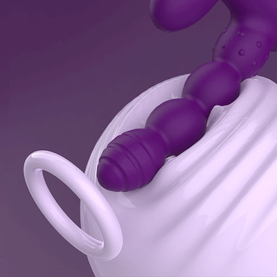 Dual-Head Bead Vibrator, 12-Speed Vibration
