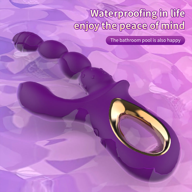Dual-Head Bead Vibrator, 12-Speed Vibration