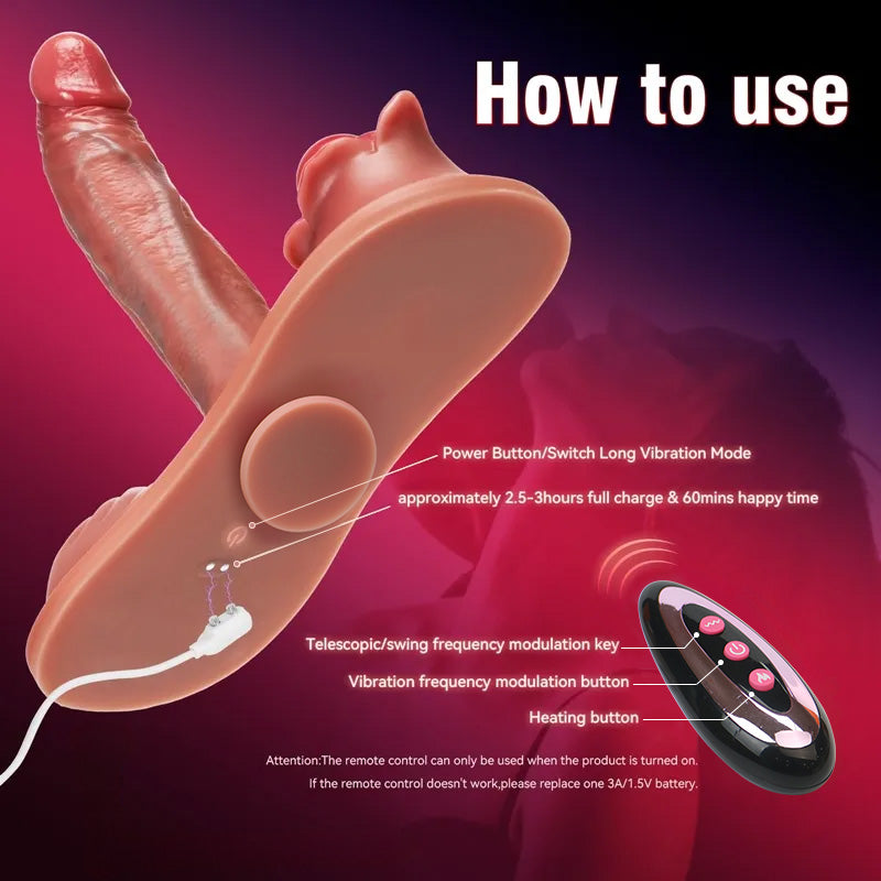 Remote-Control Ride-On Dildo – Dual Stimulation