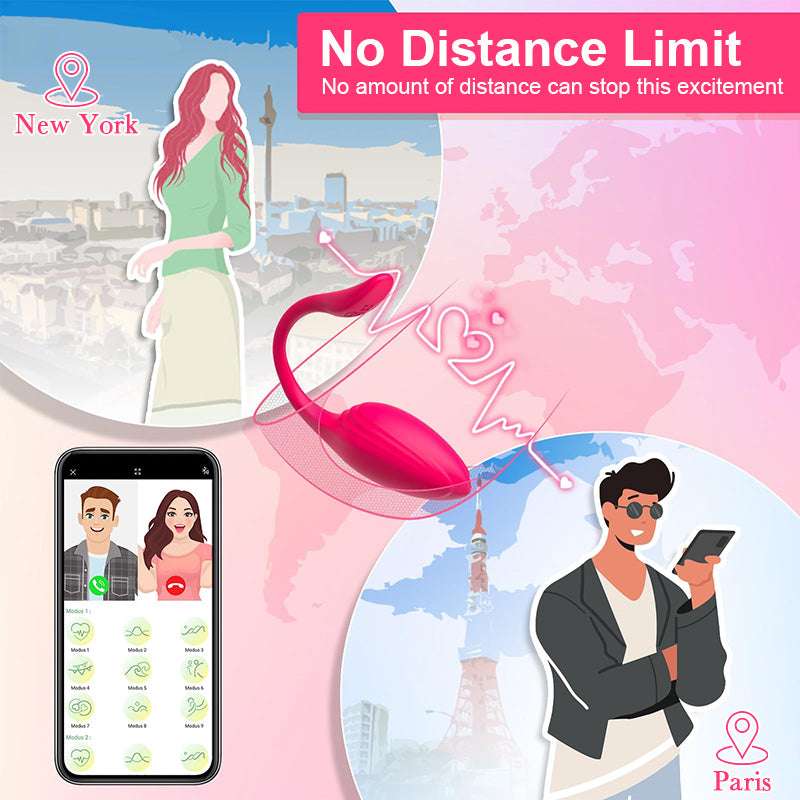 Ultra-Soft Silicone Vibrating Egg – Wearable, App Control Spicy