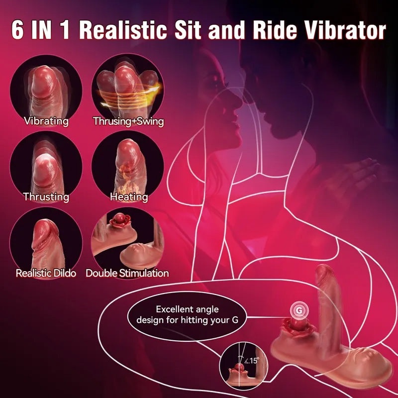 Remote-Control Ride-On Dildo – Dual Stimulation